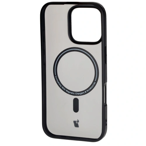 Kup Bizon Case MatteO Apple iPhone 16 Pro transparent cu cadru negru - BIZ6301 - {ean13} - Sklep Home Screen