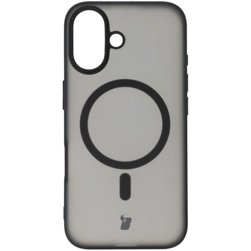 Kup Etui s magnetickým kroužkem Bizon Case MatteO pro Apple iPhone 16 poloprůhledné s černým rámem - BIZ6302 - {ean13} - Sklep Home Screen