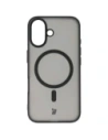 Kup Etui s magnetickým kroužkem Bizon Case MatteO pro Apple iPhone 16 poloprůhledné s černým rámem - BIZ6302 - {ean13} - Sklep Home Screen