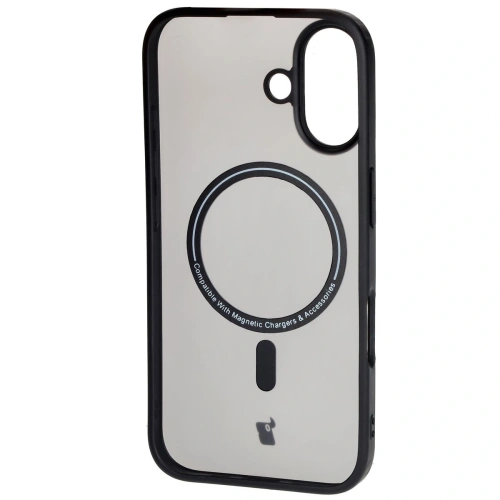 Kup Bizon Case MatteO Apple iPhone 16 transparent cu cadru negru - BIZ6302 - {ean13} - Sklep Home Screen