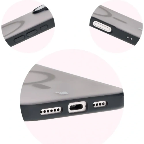 Kup Etui s magnetickým kroužkem Bizon Case MatteO pro Apple iPhone 16 poloprůhledné s černým rámem - BIZ6302 - {ean13} - Sklep Home Screen