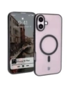 Kup Etui z pierścieniem magnetycznym Bizon Case MatteO do Apple iPhone 16 Plus poloprůhledné s černým rámem - BIZ6303 - {ean13} - Sklep Home Screen