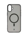 Kup Etui z pierścieniem magnetycznym Bizon Case MatteO do Apple iPhone 16 Plus poloprůhledné s černým rámem - BIZ6303 - {ean13} - Sklep Home Screen