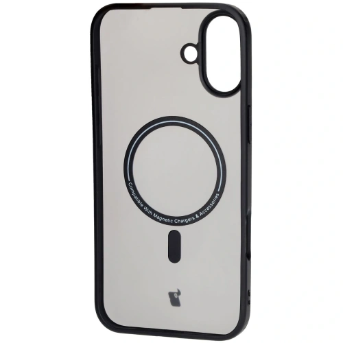 Buy Bizon Case MatteO Apple iPhone 16 Plus transparent with black frame - BIZ6303 - {ean13} - Home Screen Store Europe
