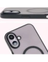 Kup Etui z pierścieniem magnetycznym Bizon Case MatteO do Apple iPhone 16 Plus poloprůhledné s černým rámem - BIZ6303 - {ean13} - Sklep Home Screen
