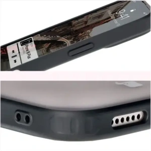 Kup Bizon Case MatteO Apple iPhone 16 Plus transparent cu cadru negru - BIZ6303 - {ean13} - Sklep Home Screen