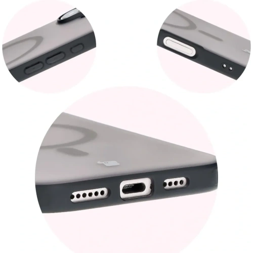 Kup Etui z pierścieniem magnetycznym Bizon Case MatteO do Apple iPhone 16 Plus półprzezroczyste z czarną ramką - BIZ6303 - {ean13} - Sklep Home Screen
