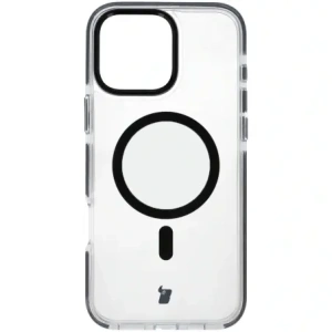 Kup Bizon Case Marco Apple iPhone 16 Pro Max klar mit schwarzem Rahmen - BIZ6304 - {ean13} - Sklep Home Screen