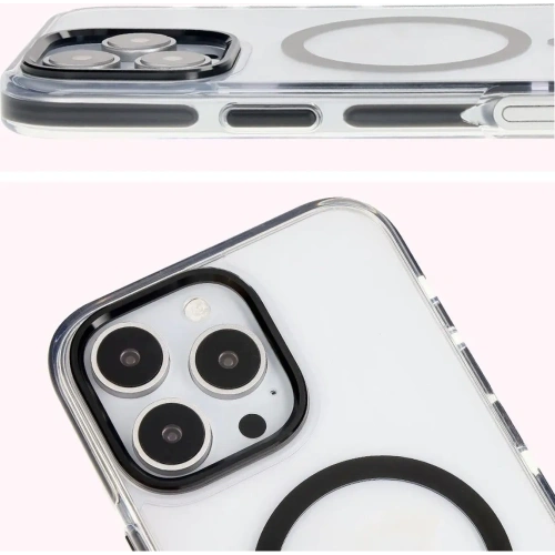 Buy Bizon Case Marco Apple iPhone 16 Pro Max clear with black frame - BIZ6304 - {ean13} - Home Screen Store Europe