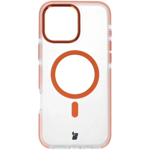 Buy Bizon Case Marco Apple iPhone 16 Pro Max clear with orange frame - BIZ6306 - {ean13} - Home Screen Store Europe