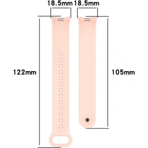 Kup Silikonový pásek Bizon Strap Watch Silicone pro Xiaomi Smart Band 9 / 9 NFC / 8 jasně růžový - BIZ6307 - {ean13} - Sklep Home Screen