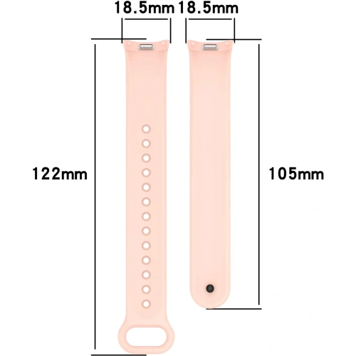 Kup Bizon Strap Watch Silicone Xiaomi Smart Band 9 / 9 NFC / 8 roz deschis - BIZ6307 - {ean13} - Sklep Home Screen