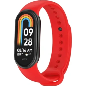 Kup Silikonový pásek Bizon Strap Watch Silicone pro Xiaomi Smart Band 9 / 9 NFC / 8 červený - BIZ6308 - {ean13} - Sklep Home Screen