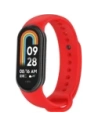 Bizon Strap Uhr Silikon Xiaomi Smart Band 9 / 9 NFC / 8 rot