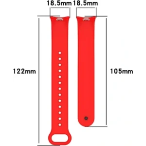 Kup Silikonový pásek Bizon Strap Watch Silicone pro Xiaomi Smart Band 9 / 9 NFC / 8 červený - BIZ6308 - {ean13} - Sklep Home Screen