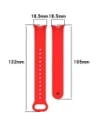 Kup Bizon Strap Uhr Silikon Xiaomi Smart Band 9 / 9 NFC / 8 rot - BIZ6308 - {ean13} - Sklep Home Screen