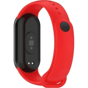 Kup Ceas cu curea din silicon Bizon Xiaomi Smart Band 9 / 9 NFC / 8 roșu - BIZ6308 - {ean13} - Sklep Home Screen