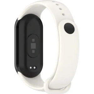 Kup Silikonový pásek Bizon Strap Watch Silicone pro Xiaomi Smart Band 9 / 9 NFC / 8 bílý - BIZ6309 - {ean13} - Sklep Home Screen