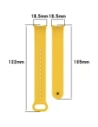 Kup Bizon Strap Uhr Silikon Xiaomi Smart Band 9 / 9 NFC / 8 gelb - BIZ6310 - {ean13} - Sklep Home Screen