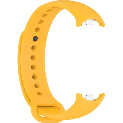 Kup Silikonowy pasek Bizon Strap Watch Silicone do Xiaomi Smart Band 9 / 9 NFC / 8 żółty - BIZ6310 - {ean13} - Sklep Home Screen