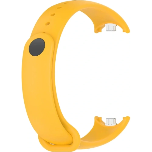 Kup Silikonowy pasek Bizon Strap Watch Silicone do Xiaomi Smart Band 9 / 9 NFC / 8 żółty - BIZ6310 - {ean13} - Sklep Home Screen