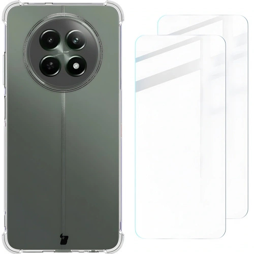 Kup Bizon Case Clear Pack Hülle + 2x gehärtetes Glas für Realme 12 / 12x - BIZ6312 - {ean13} - Sklep Home Screen