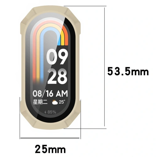Kup Bizon Case+Glass óra Xiaomi Smart Band 9 bézs - BIZ6313 - {ean13} - Sklep Home Screen