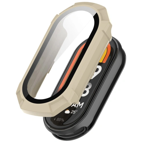 Kup Bizon Case+Glass óra Xiaomi Smart Band 9 bézs - BIZ6313 - {ean13} - Sklep Home Screen