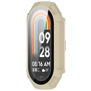 Kup Etui ze skla na hodinky Bizon Case+Glass Watch pro Xiaomi Smart Band 9 béžové - BIZ6313 - {ean13} - Sklep Home Screen