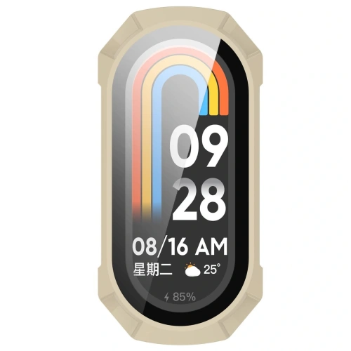 Kup Bizon Case+Glass óra Xiaomi Smart Band 9 bézs - BIZ6313 - {ean13} - Sklep Home Screen