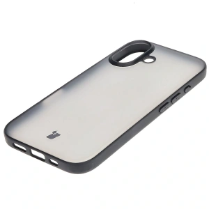 Etui Bizon Case Angelo do Apple iPhone 16 przydymione z czarną ramką