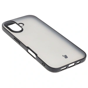 Etui Bizon Case Angelo do Apple iPhone 16 przydymione z czarną ramką