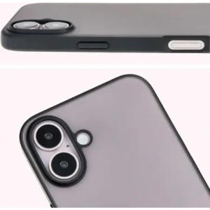 Kup Bizon Case Angelo Apple iPhone 16 Plus fumuriu cu un cadru negru - BIZ6315 - {ean13} - Sklep Home Screen