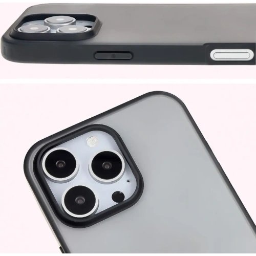 Buy Bizon Case Angelo Apple iPhone 16 Pro smoky with a black frame - BIZ6316 - {ean13} - Home Screen Store Europe