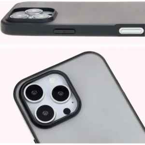 Kup Bizon Case Angelo Apple iPhone 16 Pro Max rauchig mit einem schwarzen Rahmen - BIZ6317 - {ean13} - Sklep Home Screen