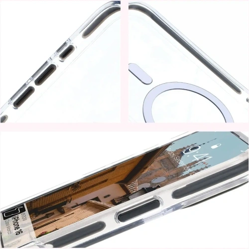 Buy Bizon Case Marco Apple iPhone 16 clear with black frame - BIZ6318 - {ean13} - Home Screen Store Europe