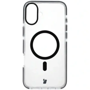 Kup Bizon Case Marco Apple iPhone 16 Plus transparent cu ramă neagră - BIZ6319 - {ean13} - Sklep Home Screen