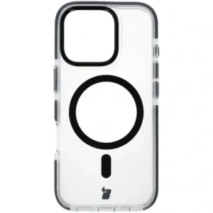 Kup Etui z pierścieniem magnetycznym Bizon Case Marco do Apple iPhone 16 Pro przezroczyste z czarną ramką - BIZ6320 - {ean13} - Sklep Home Screen