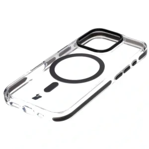 Kup Etui z pierścieniem magnetycznym Bizon Case Marco do Apple iPhone 16 Pro przezroczyste z czarną ramką - BIZ6320 - {ean13} - Sklep Home Screen