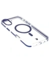 Kup Etui s magnetickým kroužkem Bizon Case Marco pro Apple iPhone 16 průhledné s modrým rámem - BIZ6321 - {ean13} - Sklep Home Screen