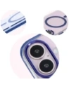 Kup Etui s magnetickým kroužkem Bizon Case Marco pro Apple iPhone 16 průhledné s modrým rámem - BIZ6321 - {ean13} - Sklep Home Screen