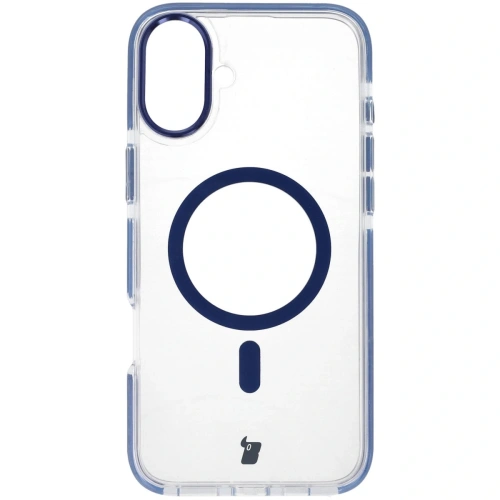 Buy Bizon Case Marco Apple iPhone 16 Plus clear with blue frame - BIZ6322 - {ean13} - Home Screen Store Europe