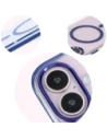 Kup Etui z pierścieniem magnetycznym Bizon Case Marco do Apple iPhone 16 Plus przezroczyste z niebieską ramką - BIZ6322 - {ean13} - Sklep Home Screen