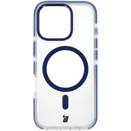 Buy Bizon Case Marco Apple iPhone 16 Pro clear with blue frame - BIZ6323 - {ean13} - Home Screen Store Europe