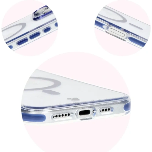 Buy Bizon Case Marco Apple iPhone 16 Pro clear with blue frame - BIZ6323 - {ean13} - Home Screen Store Europe