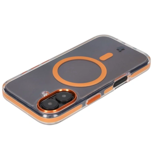 Buy Bizon Case Marco Apple iPhone 16 clear with orange frame - BIZ6324 - {ean13} - Home Screen Store Europe