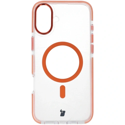 Buy Bizon Case Marco Apple iPhone 16 Plus clear with orange frame - BIZ6325 - {ean13} - Home Screen Store Europe
