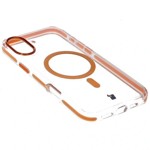 Kup Bizon Case Marco Apple iPhone 16 Plus átlátszó narancssárga kerettel - BIZ6325 - {ean13} - Sklep Home Screen