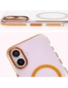Buy Bizon Case Marco Apple iPhone 16 Plus clear with orange frame - BIZ6325 - {ean13} - Home Screen Store Europe