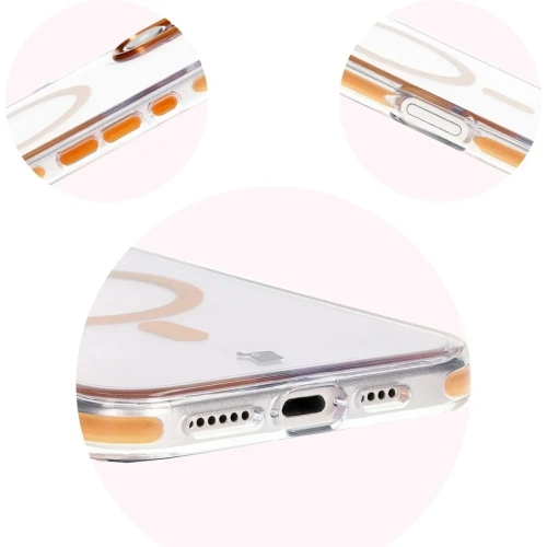 Buy Bizon Case Marco Apple iPhone 16 Plus clear with orange frame - BIZ6325 - {ean13} - Home Screen Store Europe